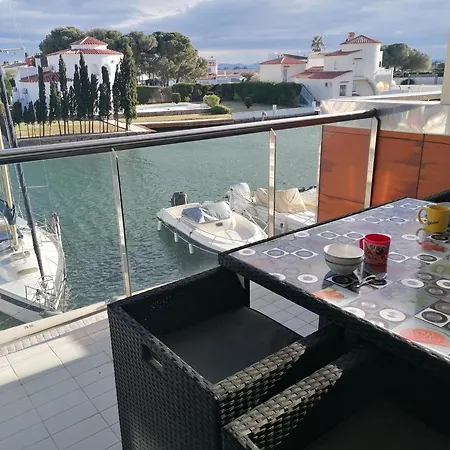 Luminoso En Santa Margarita Con Terraza Y Piscina, Cerca De La Playa De La Rubina - Es-258-79 公寓 罗萨斯